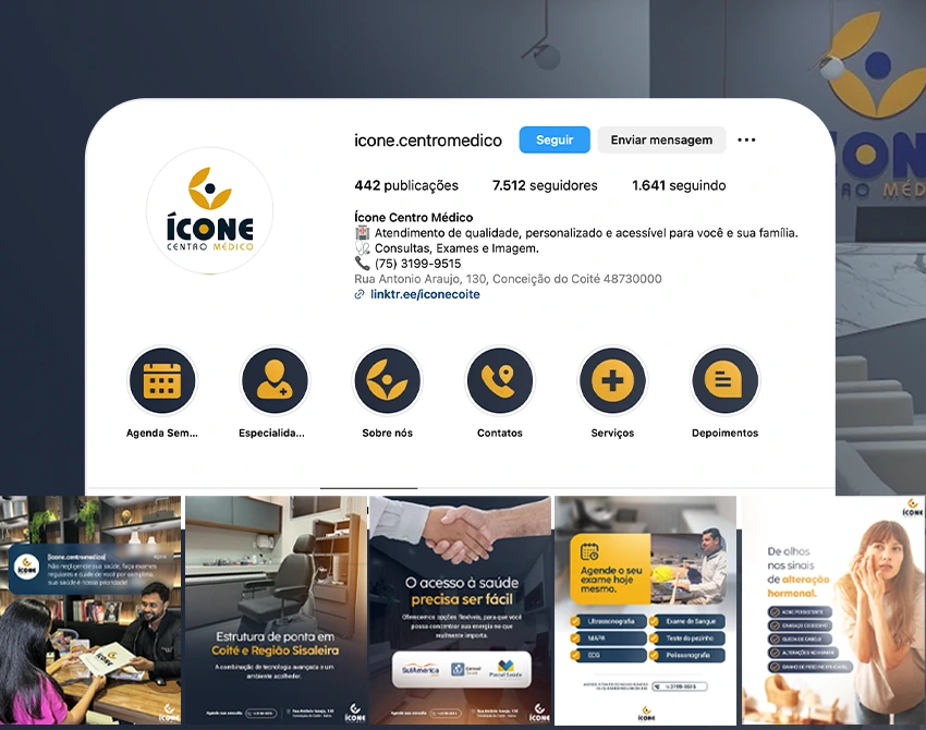 Social Media - Ícone Centro Médico